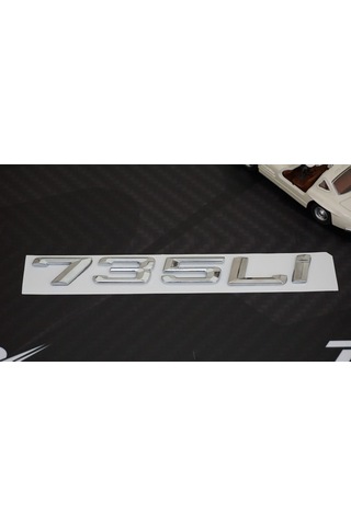 Bmw 735Li 735İ Bagaj Krom Metal 3M 3D Yazı Logo