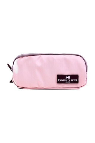 Faber-castell King Çift Bölmeli Kalemlik 23-2 Pudra Pembe Pudra Pembe
