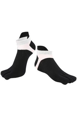 Homyl Erkekler Ve Kadınlar Için Ayak Bileği Çorap Pamuklu Siyah