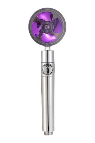 Turboşarjlı Duş Başlığı Filtresi Yağış Duş Başlığı Su Tasarrufu Yüksek Basınçlı Duş Başlığı Banyo Yüksek Basınçlı Duş Başlığı Mor