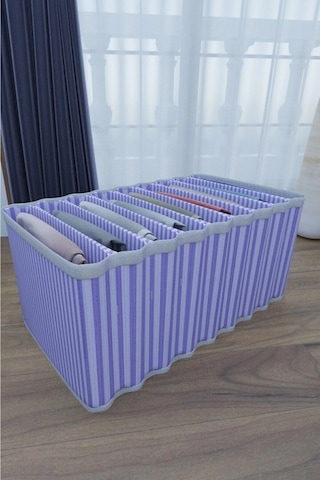 8 Bölmeli Dolap Ve Çekmece Içi Düzenleyici Akordiyon Organizer L-00517 1 Adet Diğer