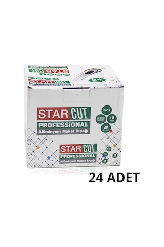 Alüminyum Maket Bıçağı / Falçata 24'Lü Kutu