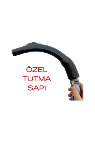 Arçelik Uyumlu S 4210d Kanguru Süpürge Katlanmaz Dayanıklı Güçlü Hortumu
