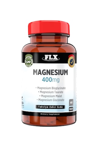 Magnezyum Bisglisinat Malat Taurat Glukonat 60   Tablet