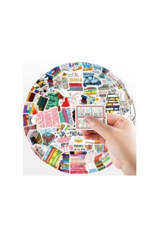 25'li Su Geçirmez Sticker Seti, Hediye İçin Uygun Abanoz