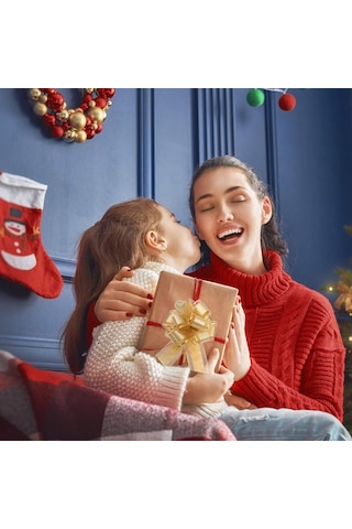 Dofolink 30 Adet Büyük Boy Altın Hediyelik Şerit Bow - Dekoratif Kumaş Bowknot