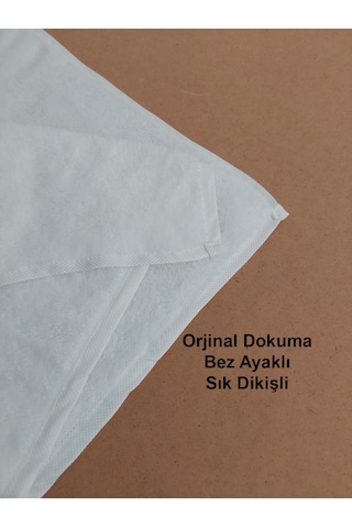 Mikrofiber Saç Havlusu Boya Tutmayan Kuaför Havlusu Beyaz 50x90