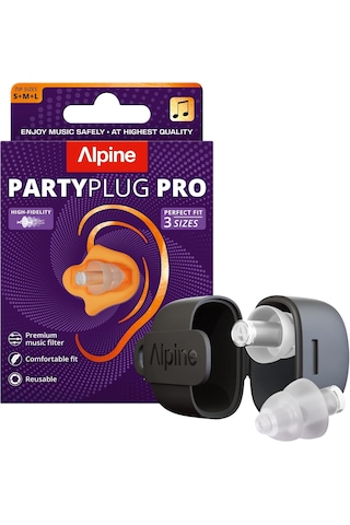 Partyplug Pro Kulak Tıkacı, 21 Db Hi-fi Koruma Şeffaf Renk