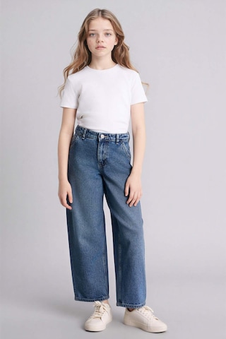 Defacto Baggy Fıt Geniş Paça Jean Pantolon Kız Çocuk G4650a826smnm28 Mavi-nm28