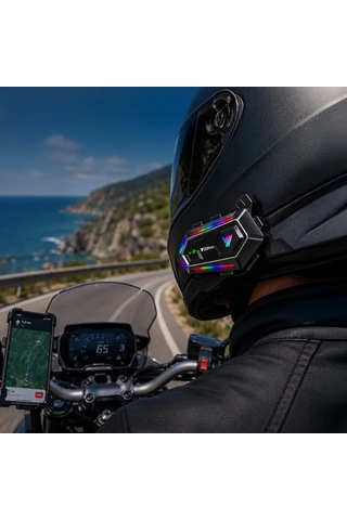 Katjmer Y20-max İntercom Motorcu Kulaklığı