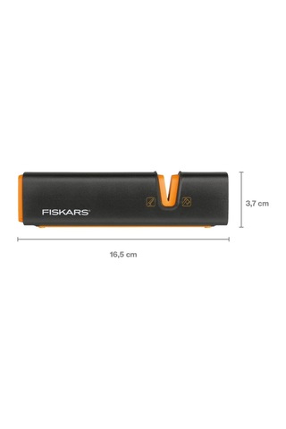 Fiskars Xsharp, Balta Ve Bıçak Bileyici, Seramik Zımpara Başlığı/gövdesi, Cam Elyaf Takviyeli Plastik, Siyah/tur