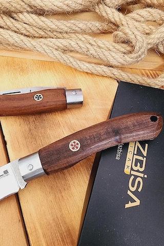 Ceviz Sap Çakı Kamp Çakısı Outdoor Piknik Çakısı Bahçe Çakısı Mutfak Bıçak Bıçağı Çk117
