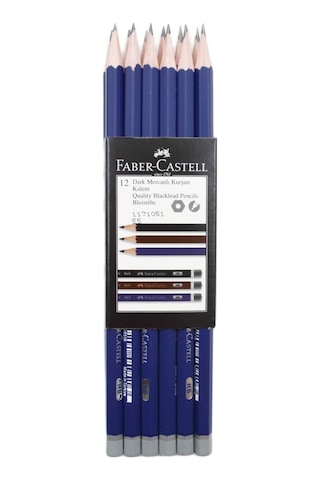Faber-castell Dark Mercanlı Hb Kurşun Kalem 144 Adet Siyah