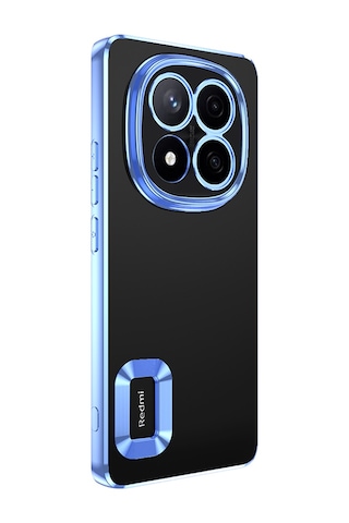 Butam Bilişim Redmi Note 14 Pro 4g Kılıf Kamera Korumalı Logo Gösteren Omega Kapak - Gümüş Gümüş