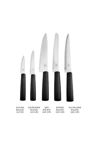 Karaca  Roscar Inox Standlı 6 Parça Bıçak Seti