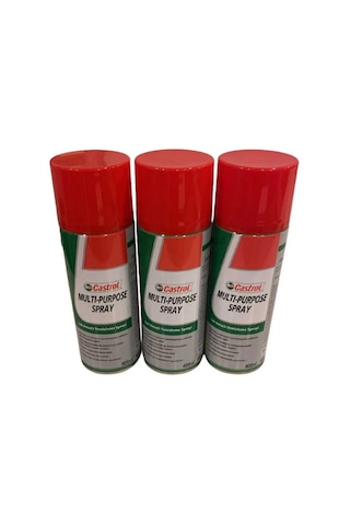 Castrol 3'lü 400 ml Çok Amaçlı Temizleme Sprey Castrol 3'lü 400 ml Çok Amaçlı Temizleme Sprey