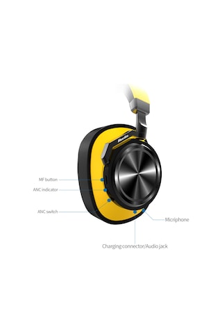 Bluedio T6 Bluetooth 4.2 ANC Kulak Üstü Kulaklık
