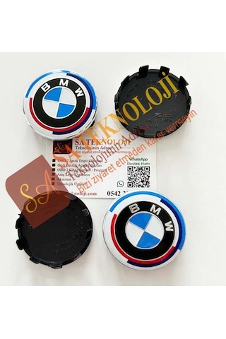 Bmw Jant Göbeği Logosu 56mm Newtype Mavi-beyaz