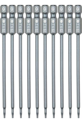 Dinosaurs 10 Parçalı Güvenlik Torx Bit Seti 1/4 Inç Sürücü Kurcalamaya T6