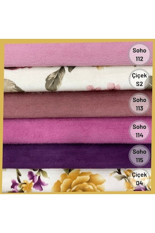 Döşemelik Kumaş Soho (15 Düz Renk - 12 Desenli Seçeneği)