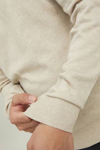 Jack & Jones Yarım Fermuarlı Örgü Kazak Yulaf Ezmesi