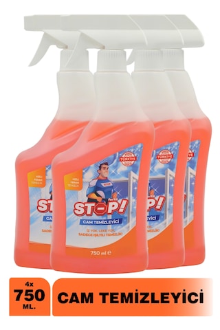 Stop Forte 4 'lü Cam Temizleyici 750 Ml Sprey