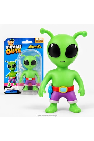 Stumble Guys Süper Esnek Green Alien İle Eğlence Başlıyor 3+ Yaş