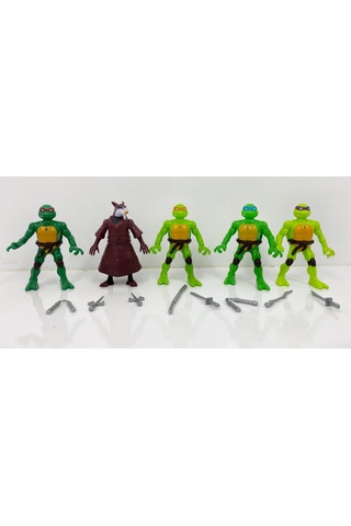 Oyuncak Ninja Kaplumbağalar 4'lü Işıklı Figür Karakterler