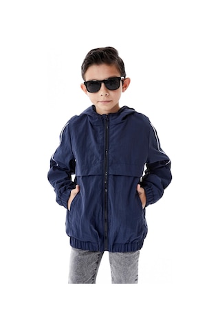 Benitto Kids Erkek Çocuk Kapüşonlu Yağmurluk 51362 Lacivert