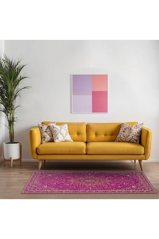 Jutte Kadife Kaymaz Pamuk Tabanlı Yıkanabilir Antibakteriyel Salon Halısı 200x300 Diğer