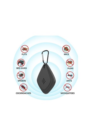 Novahub Ultrasonik Sivrisinek Kovucu Siyah, Küçük Ve Güçlü