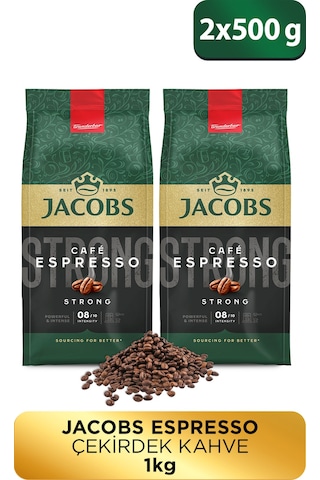 Jacobs Espresso Çekirdek Kahve 2 x 500 G