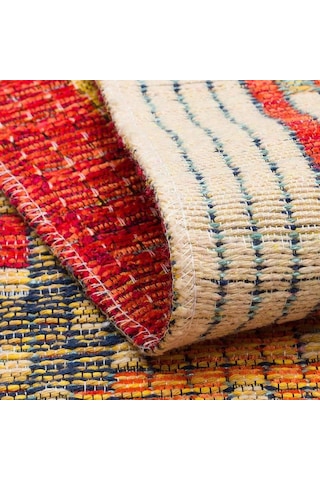 Hoom Rugs Vgt 10 Red Yıkanabilir Çift Taraflı Halı
