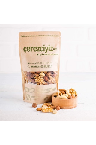 Çerezciyiz Biz Lüks Karışık Çiğ Kuruyemiş 1 KG