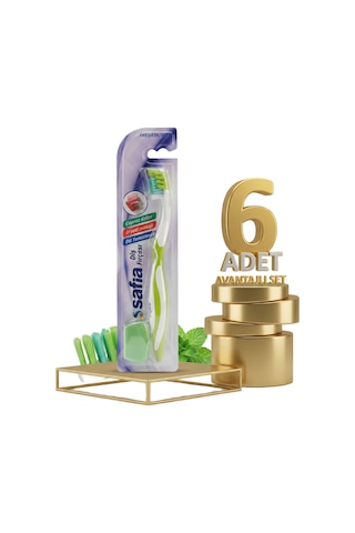 Safia Tekli Yetişkin Orta Diş Fırçası X6