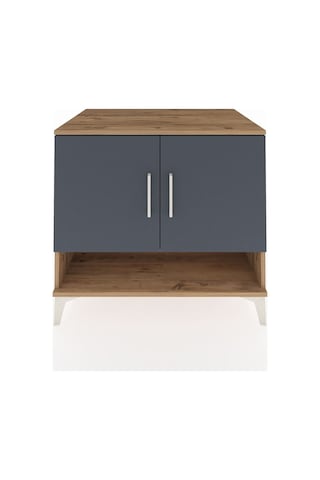 Kronos Şifonyer 2 Raflı 2 Kapaklı 88x59x80 Çam-antrasit Çam