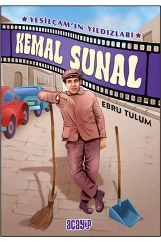 Yeşilçamın Yıldızları 3 Kitap Kemal Sunal - Cüneyt Arkın - Adile Naşit - Acayip Kitaplar Ebru Tulum