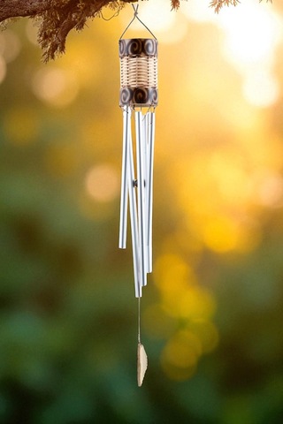 Hasır Detaylı Rüzgar Çanı