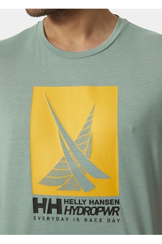 Helly Hansen Hp Race Graphic Erkek T-shirt-27979-yeşil Yeşil