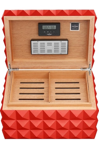Colibri Grand Quasar Humidor Puro Kutusu Kırmızı 120's