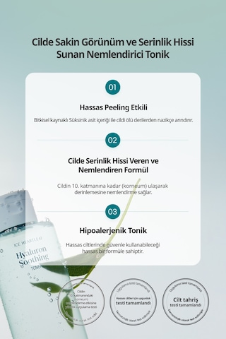 Hassas Ciltlere Bakım Sunan Nemlendirici Tonik Goodal Houttuynia Cordata Hyaluron Soothing Toner