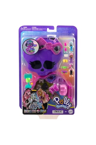 Polly Pocket - Monster High Temalı Kompakt Oyun Seti HVV58