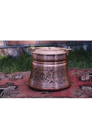 Bakır Concept Oyma Nakışlı Mat Bakraç Bakır 500 ML