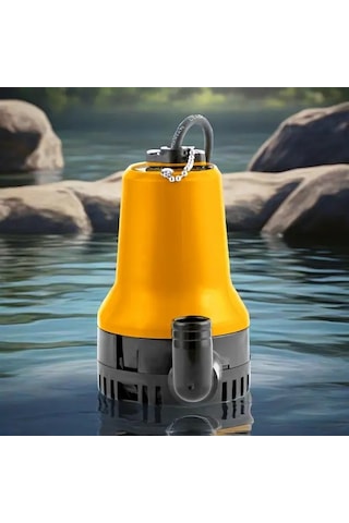 Honeybeeshop 12v Dc Mini Dalgıç Pompa 60w 4500l/s 4600 Rpm Sarı Akvaryum Bahçe Havuz İçin