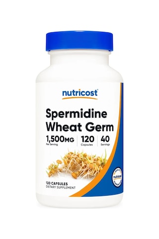 Spermidine Wheat Germ 1,500 Mg 120 Capsules - Non Gmo - Usa Menşei