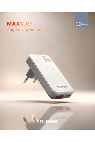 Truebo MaxSlim 65W GaN Şarj Aleti