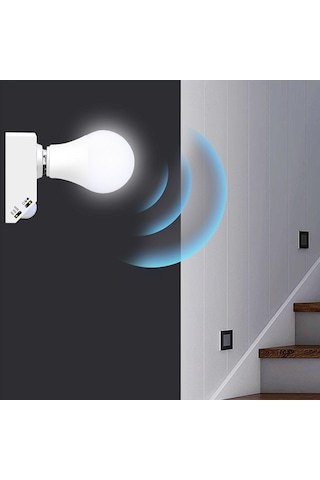 360 Pır Hareket Sensörlü E27 Duy Aparatı