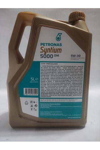 Petronas Syntium 5000 DM 5W-30 Motor Yağı