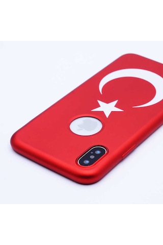 Apple Uyumlu iPhone X Kılıf Zore Bayrak Silikon (516640856)