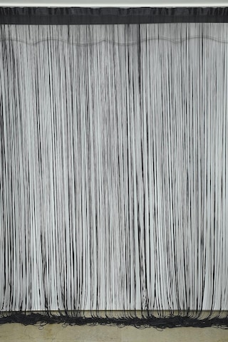 İP PERDE KOYU ANTRASİT RENK 300 x 280 CM Antrasit